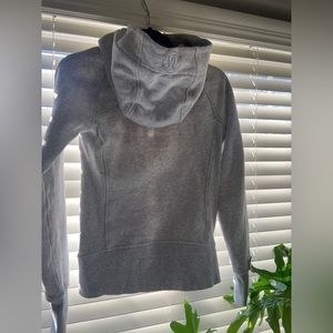 Heather Grey Scuba Zip Hoodie